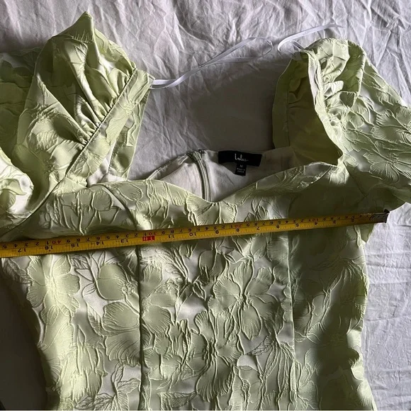 Lulu's Light Green Floral Mini Dress - Picture 6 of 12